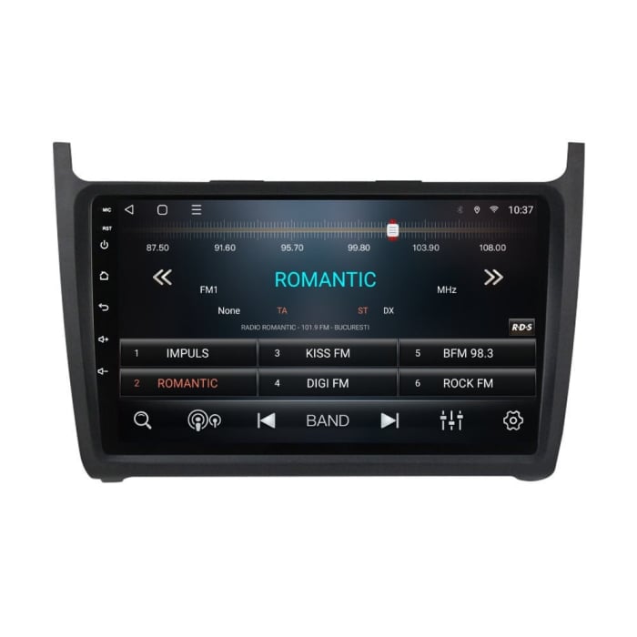 Navigatie VW Polo din 2008-2020, Rezolutie 2K, Display QLED 9.5 inch, 4GB RAM si 64GB ROM, Android, Procesor Octacore, Slot sim 4G, Sunet DSP, Wireless Carplay si Android Auto, Camera Marsarier, USB, [3]