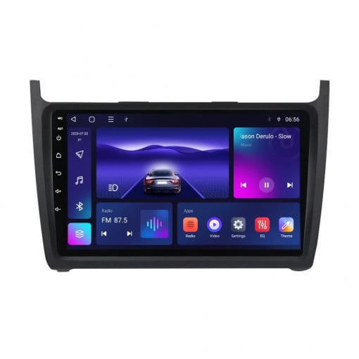Navigatie VW Polo din 2008-2020, Rezolutie 2K, Ecran QLED 9.5 inch, 8GB RAM si 128GB ROM, Android, Procesor Octacore, Slot sim 4G, Sunet DSP, Wireless Carplay si Android Auto [2]