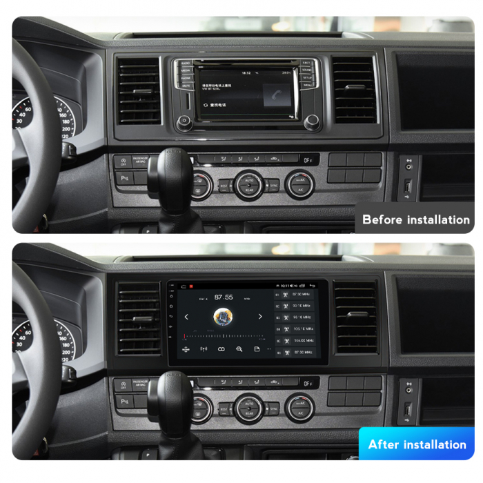 Navigatie VW T6 Caravelle din 2015 - 2020 Android 14 , 1GB RAM Carplay [4]