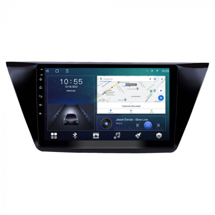 Navigatie VW Tiguan din 2016-2023 Android 14 , 4GB RAM , Procesor Quad Core , Wireless Carplay si Android auto , Display HD Touchscreen, Wi-Fi , Bluetooth, USB [2]