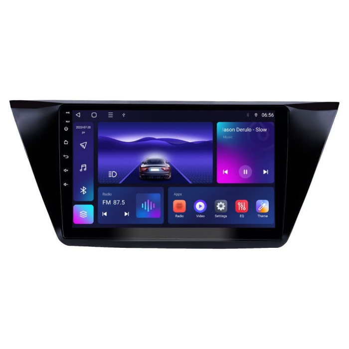 Navigatie VW Tiguan din 2016-2023, Rezolutie 2K, Display QLED 9.5 inch, 4GB RAM si 64GB ROM, Android, Procesor Octacore, Slot sim 4G, Sunet DSP, Wireless Carplay si Android Auto, Camera Marsarier, USB [2]