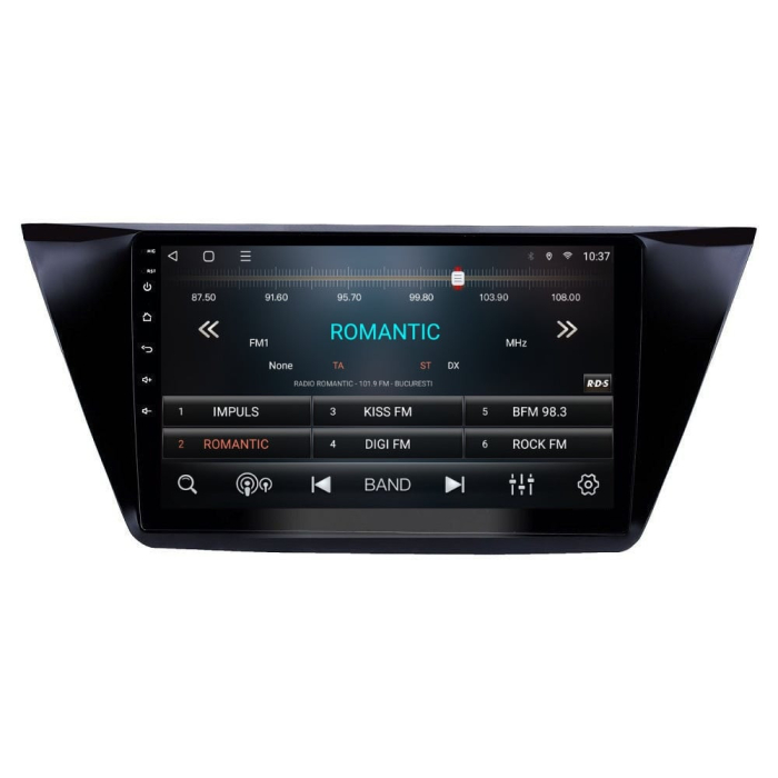 Navigatie VW Tiguan din 2016-2023, Rezolutie 2K, Display QLED 9.5 inch, 4GB RAM si 64GB ROM, Android, Procesor Octacore, Slot sim 4G, Sunet DSP, Wireless Carplay si Android Auto, Camera Marsarier, USB [3]