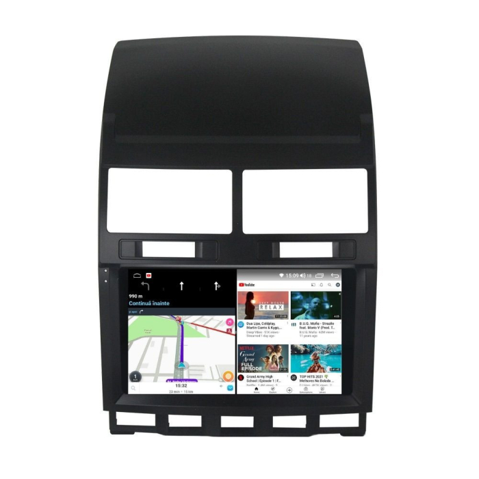 Navigatie VW Touareg din 2002-2010, Android 14, Wireless Carplay si Android Auto, 2GB RAM si 32GB ROM, Display IPS 9 inch, Camera Marsarier, Internet, Aplicatii, Wi Fi, Usb, Bluetooth [2]