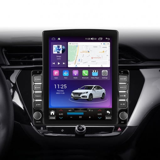 Navigatie Opel Corsa F , 2019 - 2023 ,Ecran TESLA 9.7 inch, 8 GB RAM si 128 GB ROM, Android 15, Slot Sim 4G, Procesor Octa Core, Carplay Wireless si Android auto, Procesor Sunet Digital DSP, Aplic [3]