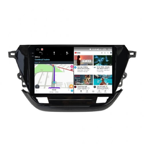 Navigatie Opel Corsa F , 2019 - 2023 Rezolutie 2K, Display QLED 9.5 inch, 4GB RAM si 64GB ROM, Android, Procesor Octacore, Slot sim 4G, Sunet DSP, Wireless Carplay si Android Auto, Camera Marsa [5]