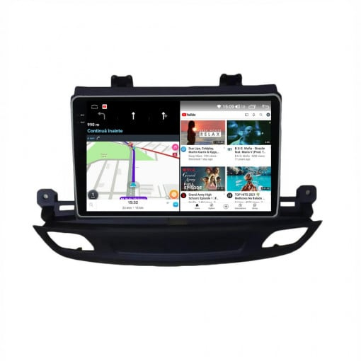 Navigatie Opel Insignia 2018 - 2022 Rezolutie 2K, Display QLED 9.5 inch, 4GB RAM si 64GB ROM, Android, Procesor Octacore, Slot sim 4G, Sunet DSP, Wireless Carplay si Android Auto, Camera Marsa [6]