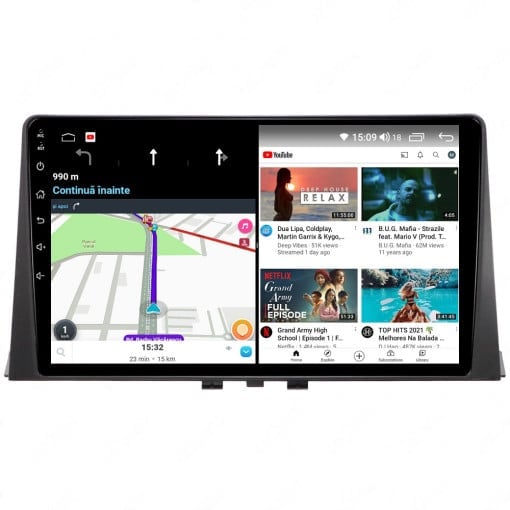 Navigatie Peugeot Partner 2018 - 2024   Android 14, 2GB RAM si 32GB ROM, Display IPS 9 inch, Camera Marsarier, Internet, Aplicatii, Wi Fi, Usb, Bluetooth [4]