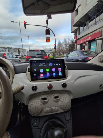 Navigatie Fiat 500 ( 2007 - 2015 ) Android , 2 GB RAM si 32 GB ROM , Internet , 4G , Aplicatii , Waze , Wi Fi , Usb , Bluetooth [3]