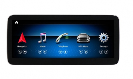 A Class   (2013 - 2018) - Navigatie Mercedes A Class W176 ( 2015 - 2019 ) , 8 GB RAM + 128 GB ROM , Slot Sim 4G LTE , Android 14 , Procesor Octa Core , Internet , Aplicatii , Waze , Wi Fi , Usb , Bluetooth