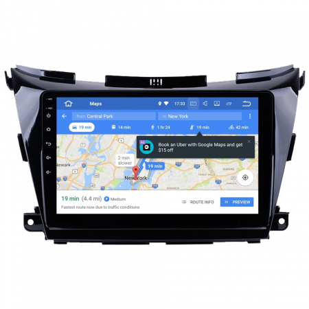 Navigatie Nissan Murano ( 2014 - 2020 )  Android , 2 GB RAM si 32 GB ROM , Internet , 4G , Aplicatii , Waze , Wi Fi , Usb , Bluetooth [4]