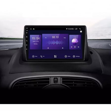 Navigatie Renault Kangoo ( 2015 - 2018 ) Android , 2 GB RAM si 32 GB ROM , Internet , 4G , Aplicatii , Waze , Wi Fi , Usb , Bluetooth [3]