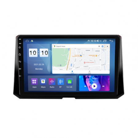 TOYOTA - Navigatie Auto Android Toyota Corolla 2018 - 2022, 4GB RAM si 64GB ROM, Ecran QLED 9 inch, Android 12, Procesor Octacore, Slot sim 4G, Sunet DSP, Wireless Carplay si Android Auto, Camera Marsarier