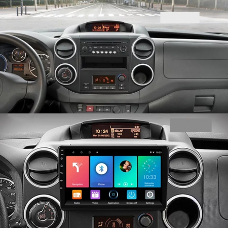 Navigatie Citroen Berlingo ( 2008 - 2019 ) Android 14, 2GB RAM si 32GB ROM, Display IPS 9 inch, Camera Marsarier, Internet, Aplicatii, Wi Fi, Usb, Bluetooth [1]