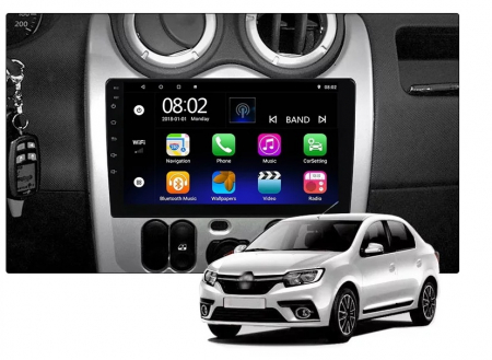 Navigatie Dacia Logan Duster 2009-2012 , 4GB RAM si 64GB ROM, Ecran QLED 9 inch, Android 14, Procesor Octacore, Slot sim 4G, Sunet DSP, Wireless Carplay si Android Auto, Camera Marsarier [2]