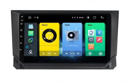 SEAT - Navigatie Auto Android Seat Ibiza ( 2017 - 2020 ) , 4GB RAM si 64GB ROM, Ecran QLED 9 inch, Android 12, Procesor Octacore, Slot sim 4G, Sunet DSP, Wireless Carplay si Android Auto, Camera Marsarier