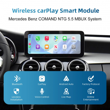 Interfata CarPlay Android Auto pentru Mercedes gama NTG 5.5 [5]