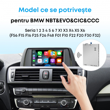 Interfata Carplay Android Auto pentru BMW gama CIC [7]