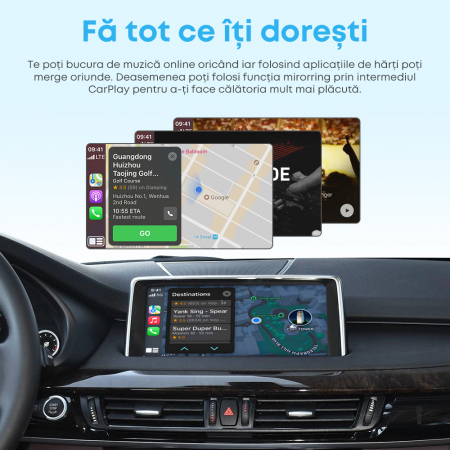 Interfata Carplay Android Auto pentru BMW gama CIC [2]