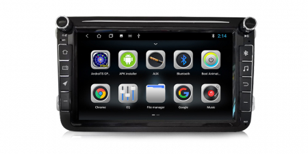 Navigatie VW Golf Passat Tiguan Touran Jetta Eos Polo Sharan Amarok Caddy , Ecran 8 inch , Android 13 , Internet , 4G , Aplicatii , Waze , Wi Fi , Usb , Bluetooth [1]