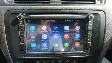 Navigatie 8GB RAM si 128GB cu Carplay pt VW Golf 5 6 Passat B6 B7 CC Tiguan Touran Polo Caddy Jetta T5 Eos Skoda Octavia Superb Seat Leon, Ecran 8 inch IPS, Slot sim 4G, Procesor [4]