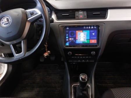 Navigatie 8GB RAM , Carplay VW Golf 5 6 Passat B6 B7 CC Tiguan Touran Polo Caddy Jetta T5 Eos Skoda Octavia Superb Seat Leon, Ecran 9 inch IPS, Slot sim 4G, [7]