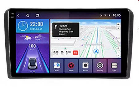 Navigatie Audi A3 ( 2002 - 2013 ) Android 14 , 4GB RAM , Procesor Quad Core , Wireless Carplay si Android auto , Display HD Touchscreen, Wi-Fi , Bluetooth, USB [4]