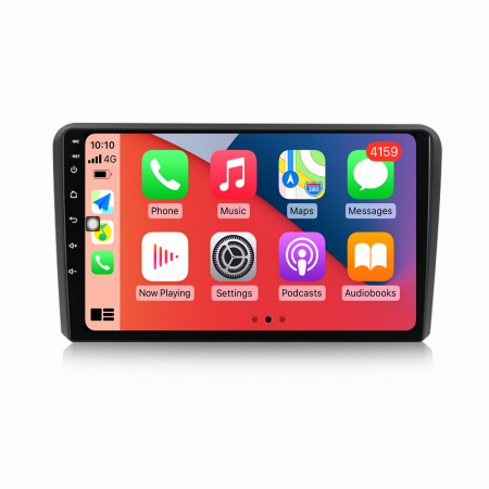 Navigatie Audi A3 din 2002-2013, Android 14 , 4GB RAM, Octacore, Slot Sim 4G, DSP, GPS, Wi-FI, Carplay, Android Auto, USB, Bluetooth, Waze, Touchscreen, 9 inch [1]