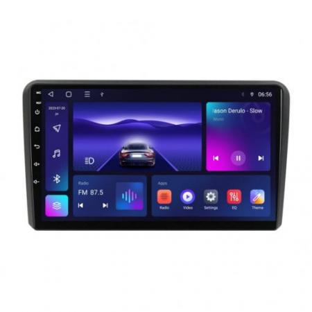 Navigatie Audi A3 din 2002 - 2013, 8GB RAM si 128GB ROM, Ecran QLED 9 inch, Android 14, Procesor Octacore, Slot sim 4G, Sunet DSP, Wireless Carplay si Android Auto, Camera Marsarier [3]