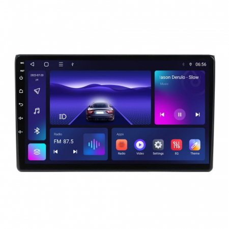 Navigatie Audi A4 B6 B7 Seat Exeo din 2001-2008, Android 14, Wireless Carplay si Android Auto,2GB RAM si 32GB ROM, Display IPS 9 inch, Camera Marsarier, Internet, Aplicatii, Wi Fi, Usb, Bluetooth [3]