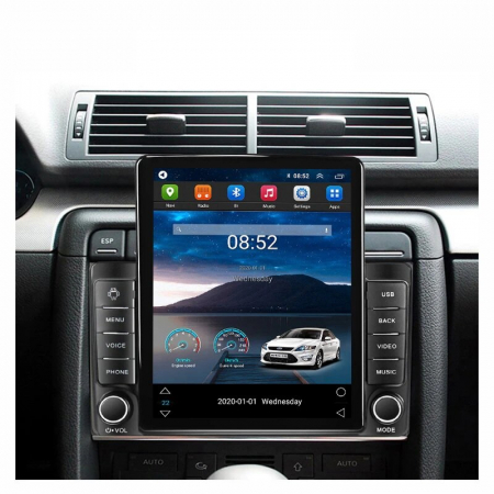 Navigatie Audi A4 B6 B7 Seat Exeo din 2001-2008, Display TESLA 9.5 inch, 2GB RAM si 32GB ROM, Wireless Carplay si Android Auto, Procesor Octacore, Slot sim 4G, Sunet DSP, Camera Marsarier, Bluetooth, [2]