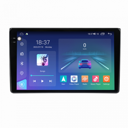 A4  (2001 - 2008) - Navigatie Audi A4 B6 B7 Seat Exeo din 2001-2008, Rezolutie 2K, Ecran QLED 9.5 inch, 8GB RAM si 128GB ROM, Android, Procesor Octacore, Slot sim 4G, Sunet DSP, Wireless Carplay