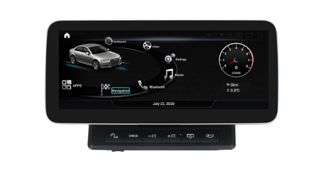 Navigatie dedicata Audi cu Android - Navigatie Audi A6 C6  ( 2005 - 2011 ) MMI 2G ,  4 GB RAM si 64 GB ROM, Slot Sim 4G, Procesor Octa Core, Carplay, Sunet DSP, Android, Aplicatii, Usb, Wi Fi, Bluetooth