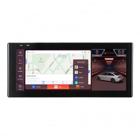 Navigatie Audi Q2 2018 - 2024 6GB RAM + 64GB ROM , Android 14 , Display QLED 10.2" Touchscreen, Internet Wi-Fi si slot SIM 4G, Bluetooth, Carplay [4]