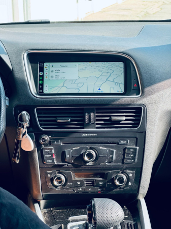 Navigatie Audi Q5 2009-2017 MMI 3G Multimedia , Android 14 , Procesor Octacore Snapdragon , 6GB RAM, Display QLED 8.8 " Touchscreen, Internet Wi-Fi si slot SIM 4G, Bluetooth, Carplay , USB [10]