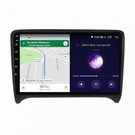 Navigatie Audi TT din 2006 - 2012, 8GB RAM si 128GB ROM, Ecran QLED 9 inch, Android 14, Procesor Octacore, Slot sim 4G, Sunet DSP, Wireless Carplay si Android Auto, Camera Marsarier [3]