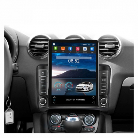 Navigatie Audi TT din 2006-2014, Display TESLA 9.5 inch, 2GB RAM si 32GB ROM, Wireless Carplay si Android Auto, Procesor Octacore, Slot sim 4G, Sunet DSP, Camera Marsarier, Bluetooth, USB, Wi Fi, Radi [2]