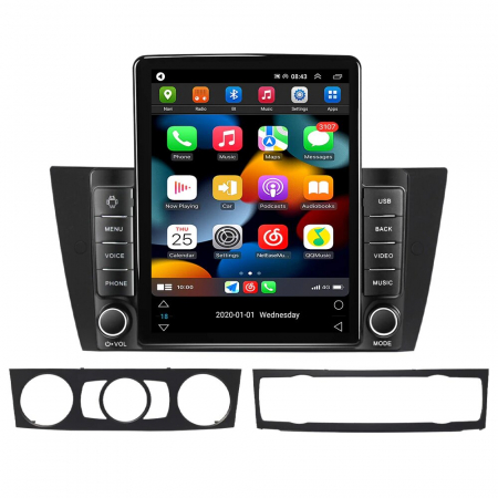 Navigatie BMW E90 E91 E92 E93 din 2005 - 2012, Ecran TESLA 9.7 inch, 4 GB RAM si 64 GB ROM, Slot Sim 4G, Procesor Octa Core, Carplay integrat, Procesor Sunet Digital DSP, Android, Aplicatii, Usb, [1]