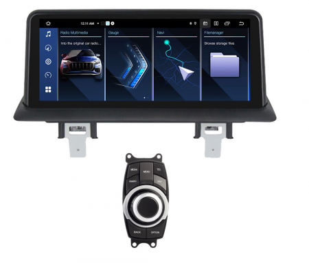Seria 1 E87 E88 E81 (2004 - 2014) - Navigatie BMW Seria 1 E87 E88 ( 2005 - 2012 ) , 6 GB RAM si 64 GB ROM, Android 14 , Slot Sim 4G, Procesor Octa Core Snapdragon , Carplay, Sunet DSP, Android, Aplicatii, Usb, Wi Fi, Bluetooth