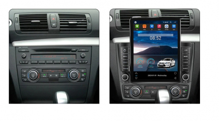 Navigatie BMW Seria 1 E87 E88 din 2004 - 2012, Ecran TESLA 9.7 inch, 8 GB RAM si 128 GB ROM, Android 15, Slot Sim 4G, Procesor Octa Core, Carplay Wireless si Android auto, Procesor Sunet Digital DSP,  [3]