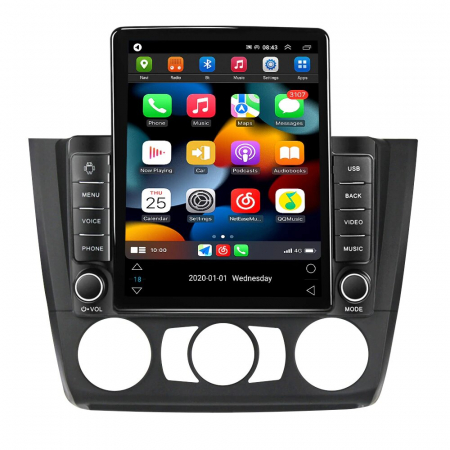 Navigatie BMW Seria 1 E87 E88 din 2004 - 2012, Ecran TESLA 9.7 inch, 8 GB RAM si 128 GB ROM, Android 15, Slot Sim 4G, Procesor Octa Core, Carplay Wireless si Android auto, Procesor Sunet Digital DSP,  [2]