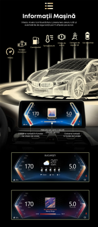 Navigatie BMW Seria 2 Active Tourer F45 F46 F87 , Android 14 , 6GB RAM+64GB ROM [6]