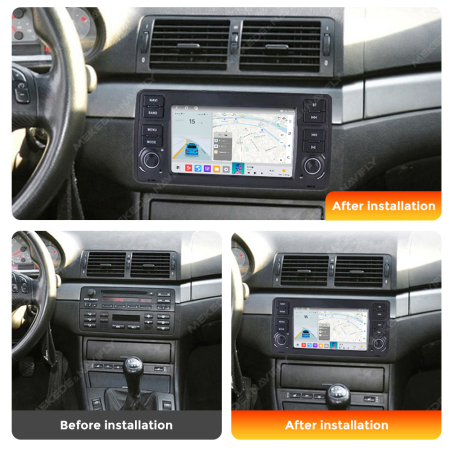 Navigatie BMW Seria 3 E46 , Android 14, 4GB RAM si 64GB ROM, Procesor Octacore , Slot Sim 4G , Sunet DSP [2]