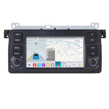 Navigatie dedicata Bmw cu Android - Navigatie BMW Seria 3 E46 , Android 14, 4GB RAM si 64GB ROM, Procesor Octacore , Slot Sim 4G , Sunet DSP