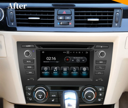 Navigatie BMW Seria 3 E90 E91 E92 E93 din 2005-2012, Android 14, Wireless Carplay si Android Auto,2GB RAM si 32GB ROM, Display IPS 9 inch, Camera Marsarier, Internet, Aplicatii, Wi Fi, Usb, Bluetooth [7]