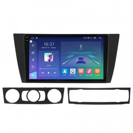Navigatie dedicata Bmw cu Android - Navigatie BMW Seria 3 E90 E91 E92 E93 din 2005-2012, Rezolutie 2K, Display QLED 9.5 inch, 4GB RAM si 64GB ROM, Android, Procesor Octacore, Slot sim 4G, Sunet DSP, Wireless Carplay si Android Auto, Cam