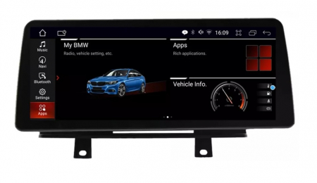 BMW - Navigatie Auto Android BMWSeria 3 F30 Seria 4 din 2013 - 2019, Ecran 12.3 inch QLED Bluray Full HD 1920 * 720p, 8GB RAM si 256GB ROM, Carplay Wireless si Android Auto, Procesor Octacore, Slot Sim 4G