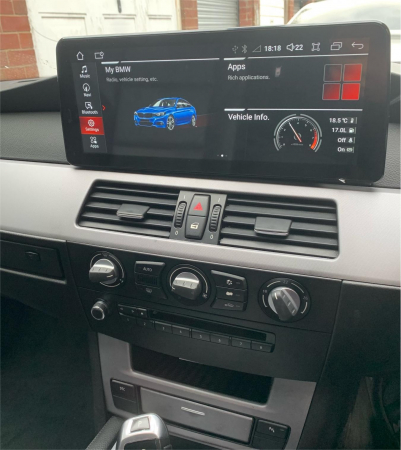Navigatie BMW Seria 5 E60 E61 din 2004 - 2010, Ecran 12.3 inch QLED Bluray Full HD 1920 * 720p, 8GB RAM si 256GB ROM, Carplay Wireless si Android Auto, Procesor Octacore, Slot Sim 4G [10]