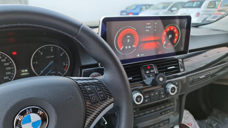 Navigatie BMW Seria 5 E60 E61 din 2004 - 2010, Ecran 12.3 inch QLED Bluray Full HD 1920 * 720p, 8GB RAM si 256GB ROM, Carplay Wireless si Android Auto, Procesor Octacore, Slot Sim 4G [8]