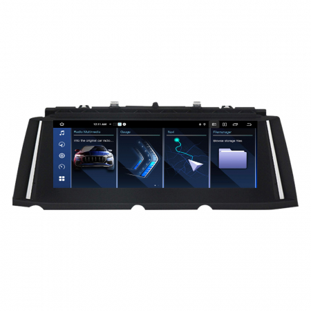 Navigatie dedicata Bmw cu Android - Navigatie BMW Seria 7 F01 F02 ( 2009 - 2015 ) , Android 14 , 4 GB RAM + 64 GB ROM , Ecran 10 inch , 4G , Aplicatii , Waze , Wi Fi , Usb , Bluetooth , Mirrorlink