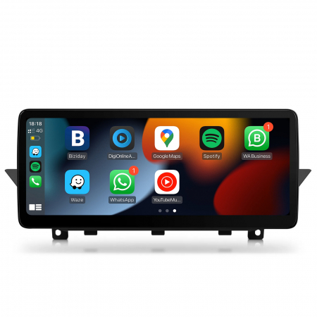 Navigatie BMW X1 E84 CIC din 2010 - 2015, Ecran 12.3 inch QLED Bluray Full HD 1920 * 720p, 4GB RAM si 64GB ROM, Carplay Wireless si Android Auto, Procesor Octacore, Slot Sim 4G [6]
